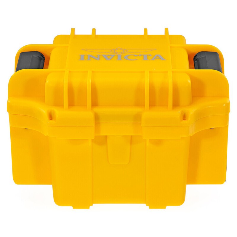 Invicta Yellow Classic SIngle Slot Watch Box/Case
