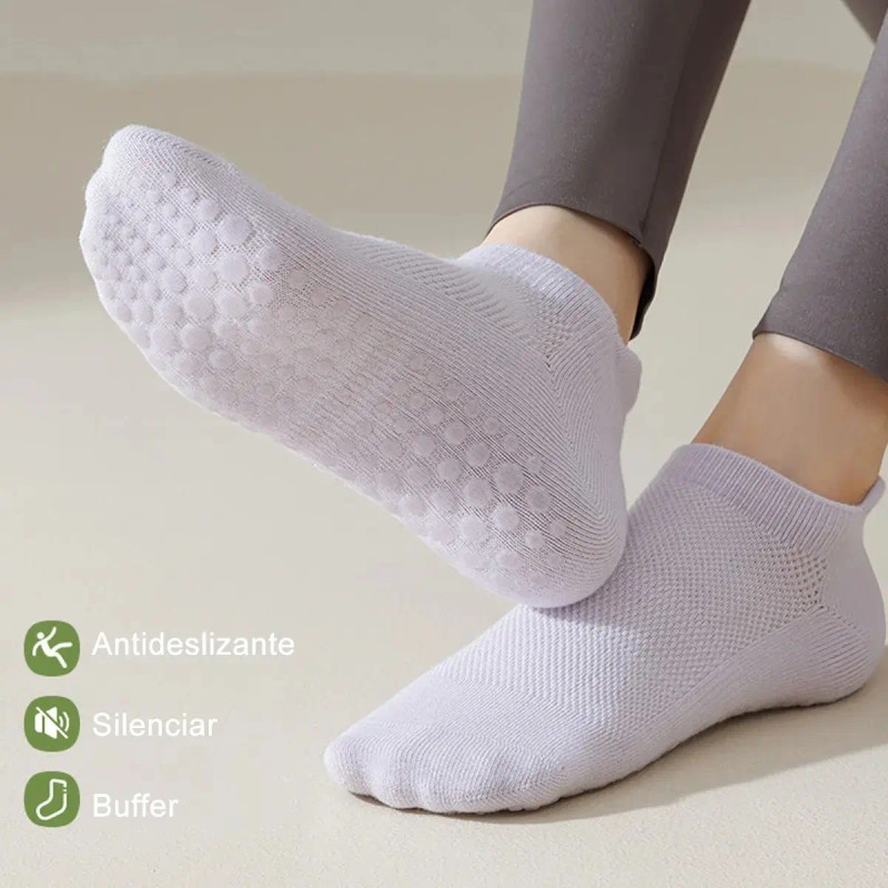 10calcetines Yoga Calcetas Pilates Para Antideslizante Mujer