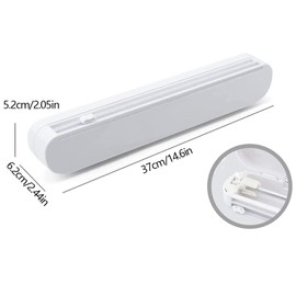 Plastic Wrap Dispenser with Cutter, Adjustable Length Cling Film Dispenser Kitchen Aluminum Foil,Foil Wax Paper Practical Cutting Tool Kitchen Accessories(Plastic wrap)