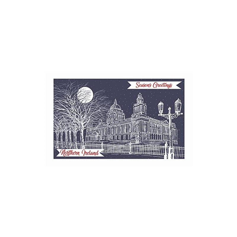 Ulster Weavers 100% Cotton Tea Towel - Belfast City Hall