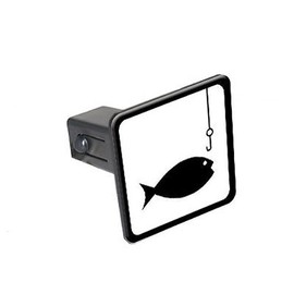 GRAPHICS & MORE Fish Fishing Sign Symbol Tow Trailer Hitch Cover Plug Insert 1 1/4 inch (1.25")