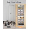 ULG Over The Door Shoe Organizer for Closet Fit 24-32