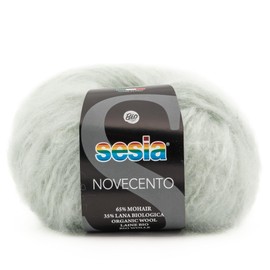 Sesia Merino Wool and Mohair Novecento Yarn Colour Aqua Marina col 4676 Bulky 12-15 mm