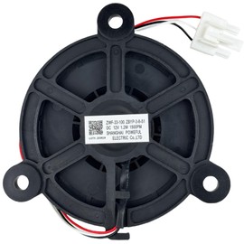 ZWF-33-100 ZBYP-3-8-51 Refrigerator Evaporator Fan Motor, Refrigerator Refrigeration Cooling Fan Motor Replaces 2B109-00005, DC12V 1.2W 1500RPM