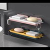 Soap Dish Tray, Container, Detachable Soap Container Box for Bathroom