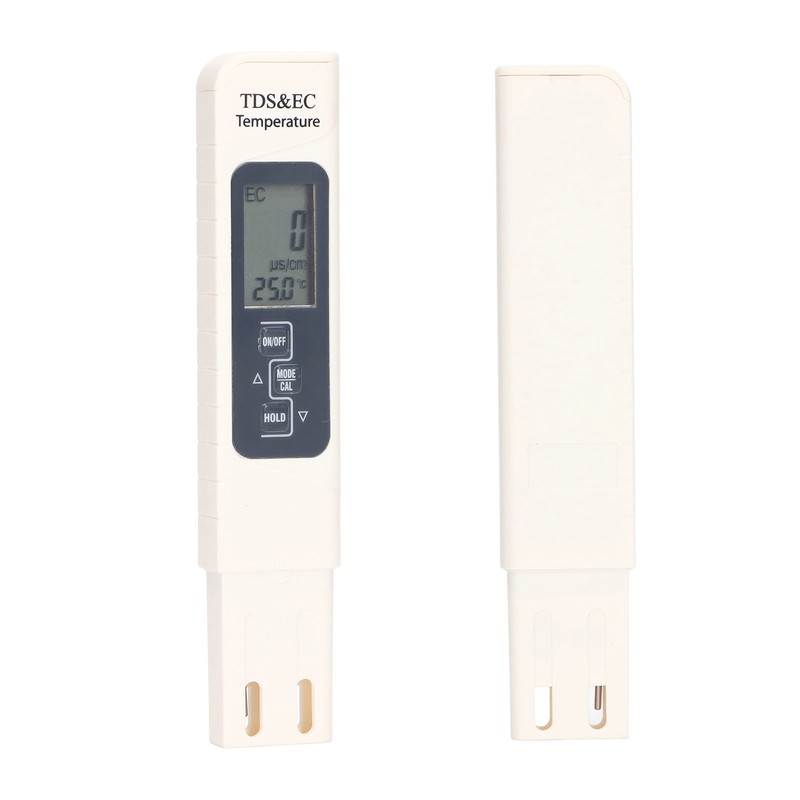 EC TDS Meter 3 in 1 3 Key 0‑9999ppm Water