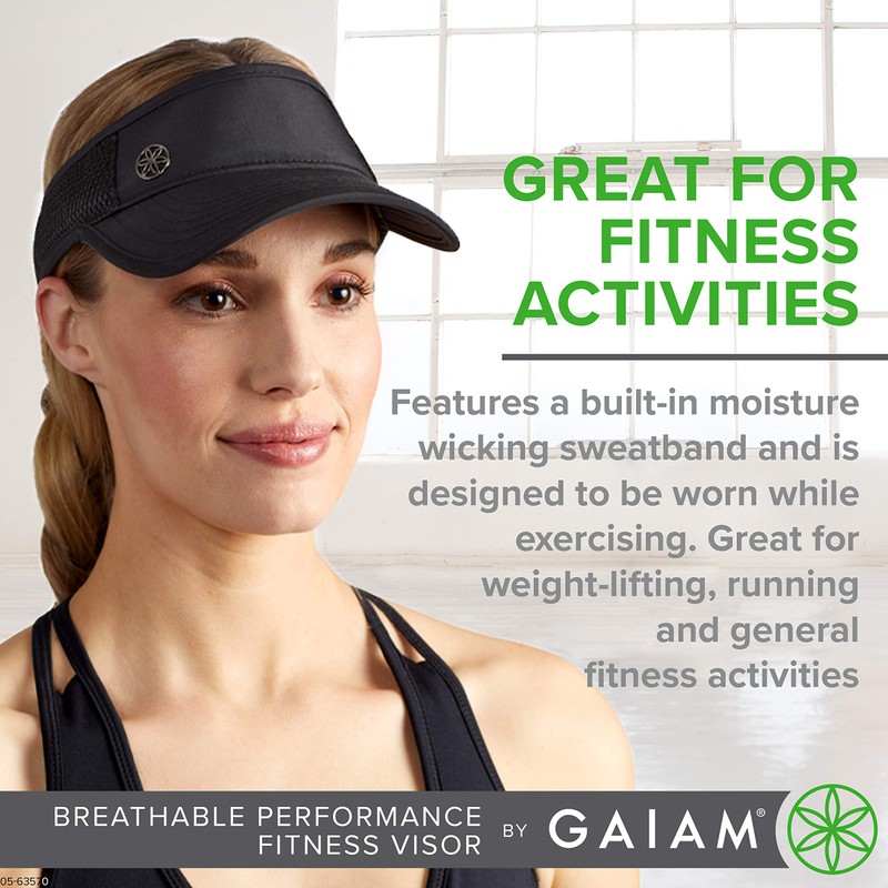 Gaiam Sombrero de Visera, Color Negro