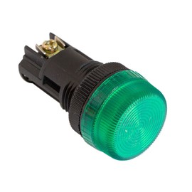 Alpinetech NPL-22 22mm 24V AC/DC LED Pilot Indicator Light (Green)