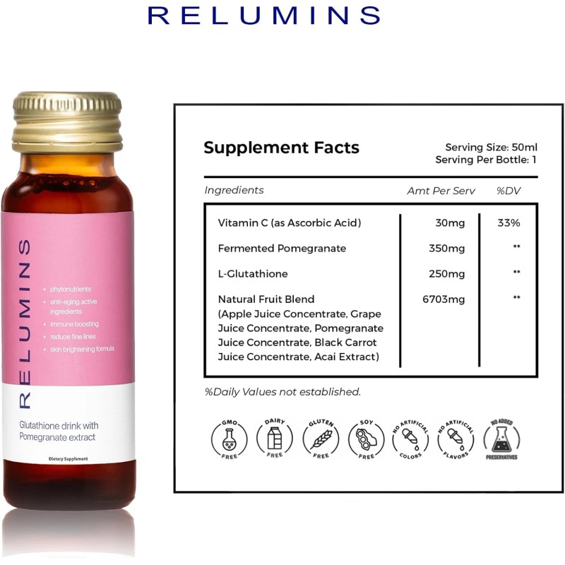 Relumins Advance Rejuvenating Collagen & Glutathione Beauty Drink
