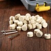 Dophee 50Pcs 1/2" Wool Felt Polishing Wheel Buffing Pad with