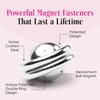 Maggie Snaps, Snap Buttons, Reusable Maggie Balls for Fastening Fabrics,