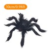 Giant Black Plush Spider for Halloween Decorating – Fuzzy Spider