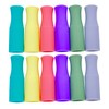 12mm Big Wide Silicone Straw Tips, Soft Reusable Stainless Steel