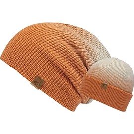 CHILLOUTS Women's Yoshi Hat Winter Hat, Orange tie dye.