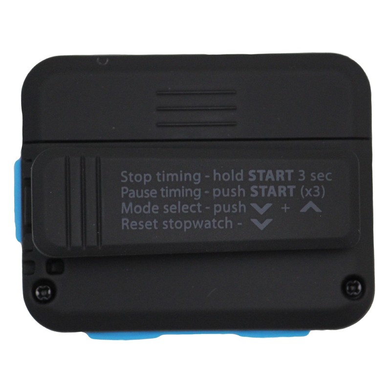 Gymboss Interval Timer and Stopwatch – Soft Coating Black/Blue