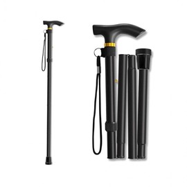 Portable, lightweight folding for living cane