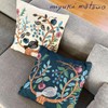 Miyuki Matsuo Bird Tree Square Cushion Cover 45x45 Bird Pattern