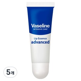 Vaseline Intensive Care Lip Essence, Advanced, 10ml, 5 pcs / 바세린 인텐시브 케어 립 에센스, 어드밴스드, 10ml, 5개