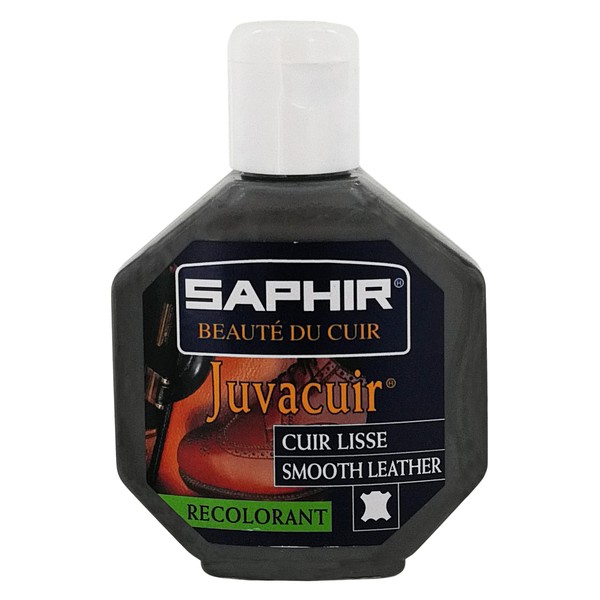 SAPHIR Juvacuir Liquid Leather Polish 75ml (Grey)
