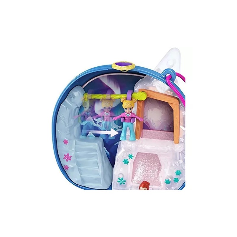 Polly Pocket Estuche Ballena Freezin Fun Narwhall