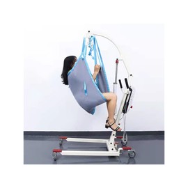 Medical Patient Lift Sling Universal Lift U Sling 605lb Capacity Divided Leg Slings for Patient Lift Toileting Transfer Slings Split Legs with Commode Opening Compatible with Various of Lifts (S)