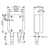 Wind Pressure Transmitter Yellow Micro Pressures Differential Sensor DC24V 4‑20mA0-100kpa
