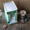 Breastmilk Freezer Organizer-Sage Green Storage Tower w/ Metal Freeze Tray,