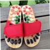 COLLBATH Natural Jade Massage Slippers Foot Health Care Cobblestone Shoes