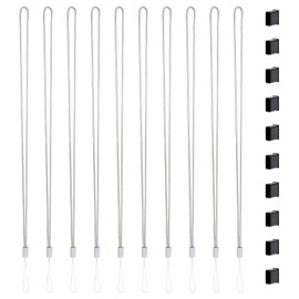 ONLYKXY 10sets Plastic Male Anti-Dust Plug Cover Cap with Portable Lanyard Standard Port Interface Protector Lid Protector Stopper Cap for Type A Ports PC Computer Expansion Disk (Black)