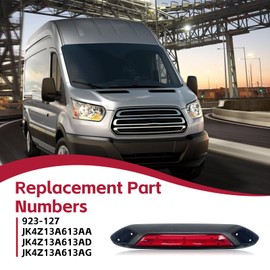 923-127 Third Brake Light Compatible with 2018-2019 Ford Transit 150 250 350HD, Replace JK4Z13A613AA, JK4Z13A613AD, JK4Z13A613AG High Mount Stop Light
