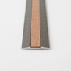 Midori 42304006 Ruler, Aluminum & Wood, 5.9 inches (15 cm),