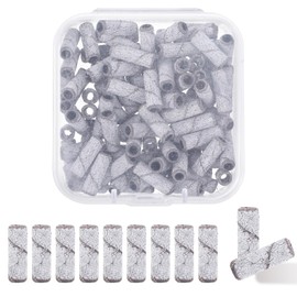 100 Pcs Small Sanding Bands, Mini Grit Sanding Bands 4mm Nail File for Nails Drill Gel Removing Shaping Polishing Nail Salon Use