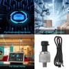 sourcing map Pressure Transducer Sender Sensor with Connector, 1/8" NPT