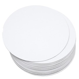 Gcardist Gcardist 22.86cm White Cake Boards Round 25-Packs Circles Rounds Base Food-Grade Cardboard Cake Plate(Thinner But Stronger, 9 Inch)
