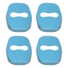 4PCS Door Lock Striker Cover Stainless Steel Strong Protection Replacement