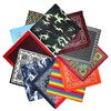 Pack of 12 Mixed Cotton Bandanas (7x Printed Designs, 4x