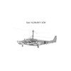 Metal Zone KA-50 3D Metal Puzzle Helicopter Model Making Planes
