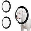 CAWUWE 2 Pack Dog Fence Window, Clear Pet Bubble View