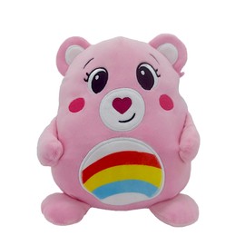 Generisch Squashy Podgies 19 cm Care Bear Lucky Bear Plush 6 Different Figures Cuddly Toy Super Soft (Hurra Bear)