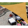 AsterOutdoor Sun Shade Sail Triangle 16' x 16' x 16'