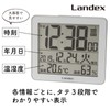 LANDEX YT5277SV1 Digital Clock Radio 3 Unit Temperature Humidity Calendar