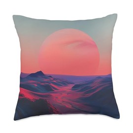 Sunset Pastel Design for Home Decor and Accessories Throw Pillow