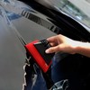 FOSHIO Red Small Squeegee Window Tint Squeegee, Non-Slip Handle Rubber