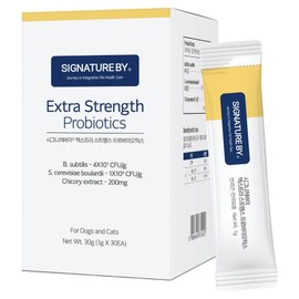 Signature Buy Pet Extra Strength Probiotics, 30g, Intestinal Health Lactobacillus, 1 ea / 시그니처바이 반려동물 엑스트라 스트렝스 프로바이오틱스, 30g, 장건강유산균, 1개