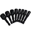HaoTrade 8Pcs Hex Shank Tap Socket, Tap Socket Wrench Set,