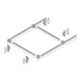 Blum BZRM5500G TANDEMBOX METAFILE Hanging File Organization System - Grey