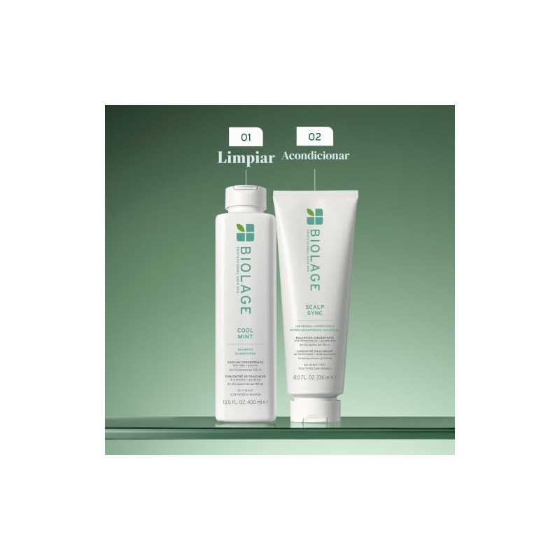 BIOLAGE Bioalge Scalpsync Cooling Mint Shampoo For Oily Scalp, 13.5