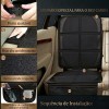F Protector De Silla De Coche Con Bolsillos Negro Z