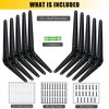 KOOLPUG Shelf Brackets with Screws and Mini Spirit Level, 10
