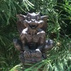 Gargiggles Father Boris Gargoyle Solar Light Up Eyed Garden and